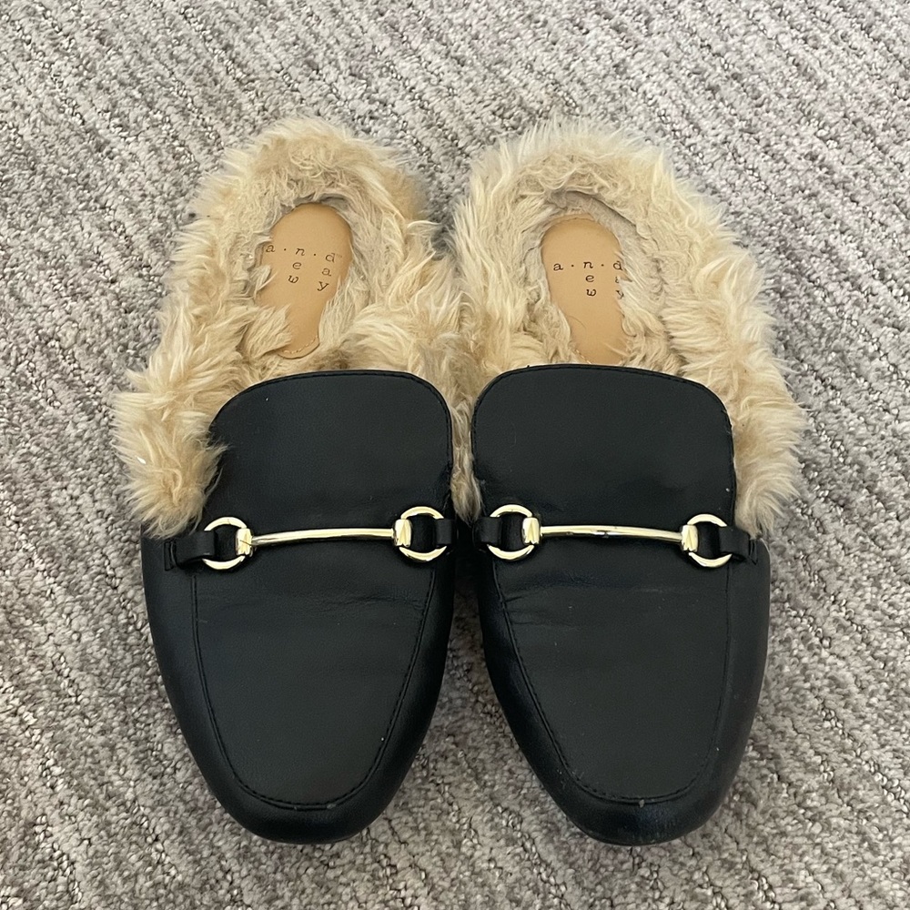 A New Day  fur loafers